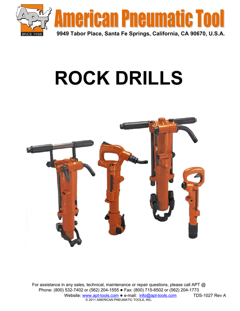 ROCK DRILLS Manualzz