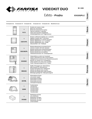 DISTRIBUTORE DI SEGNALE DV2420 ACI FARFISA