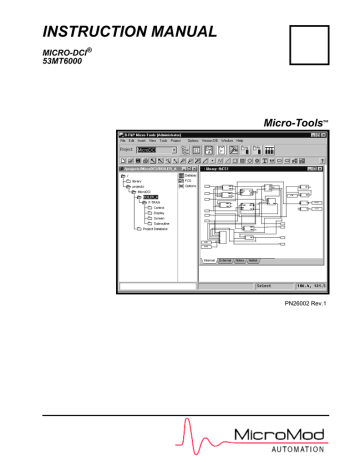 MicroMod 53MT6000 MicroTools Owner's Manual | Manualzz