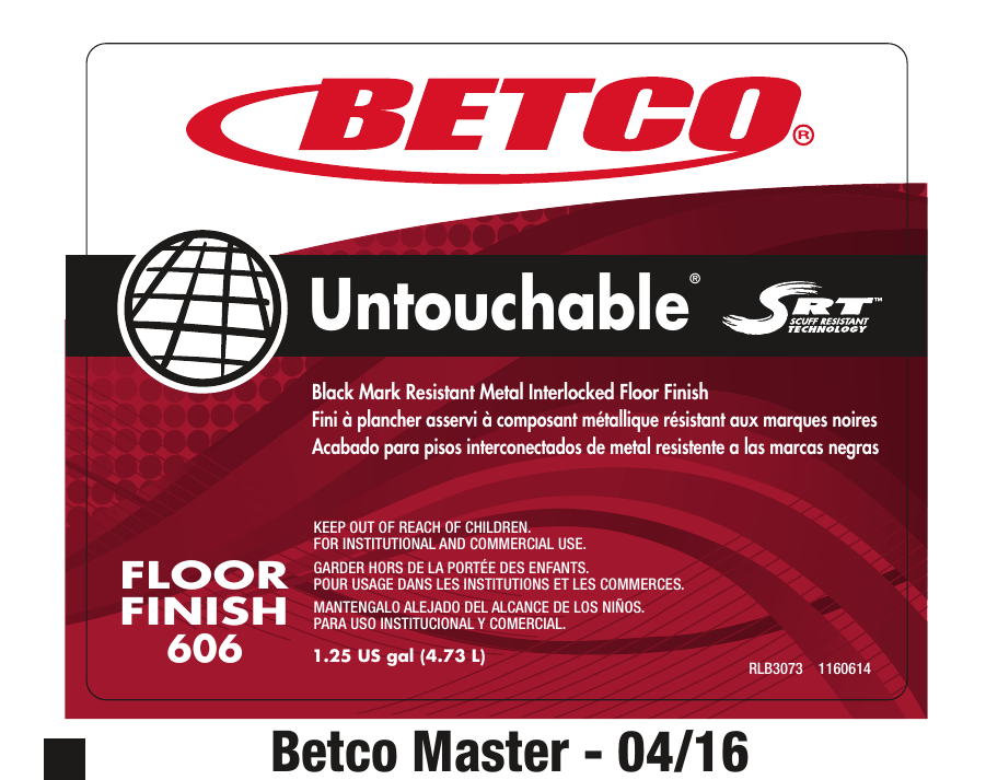 Betco Untouchable Floor Finish - Carpet Vidalondon