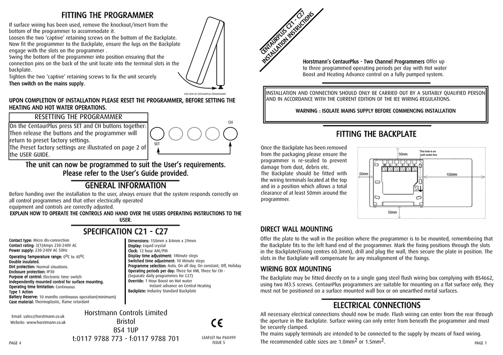 C21 C27 Installation Manualzz