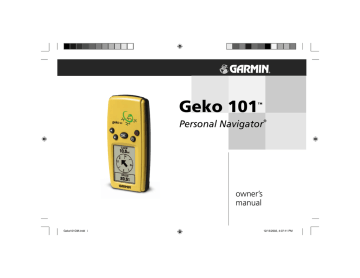 Garmin Geko 101 Owner`s manual | Manualzz