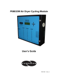 PUREGAS P08033W Air Dryer Cycling Module User's Guide