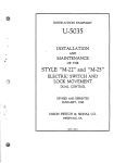 Union Switch M-22, M-25 Switch Manual: AI Chat &amp; PDF