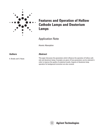 hollow cathode lamp faas