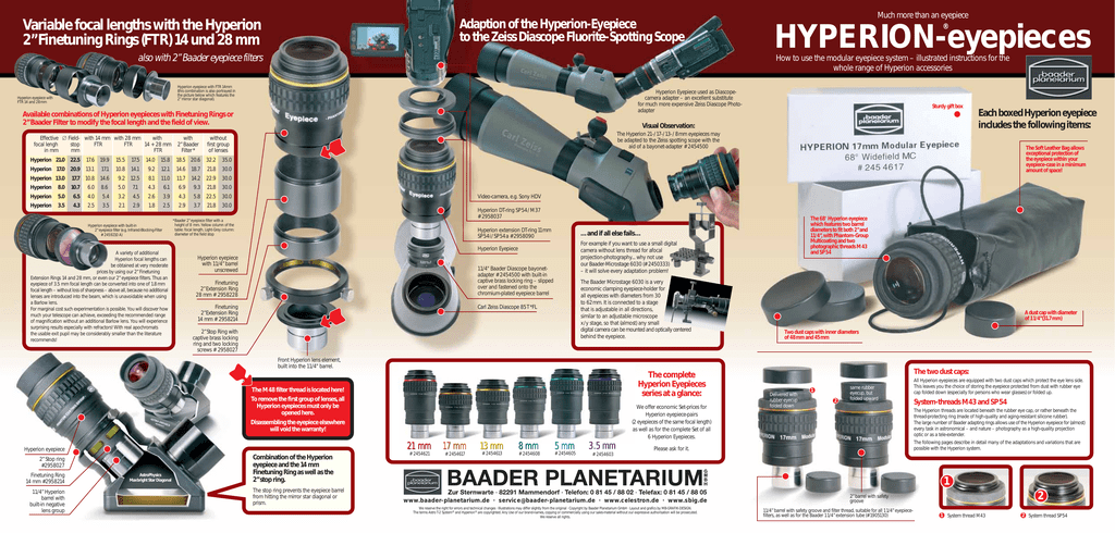 Hyperion Manual Front Manualzz