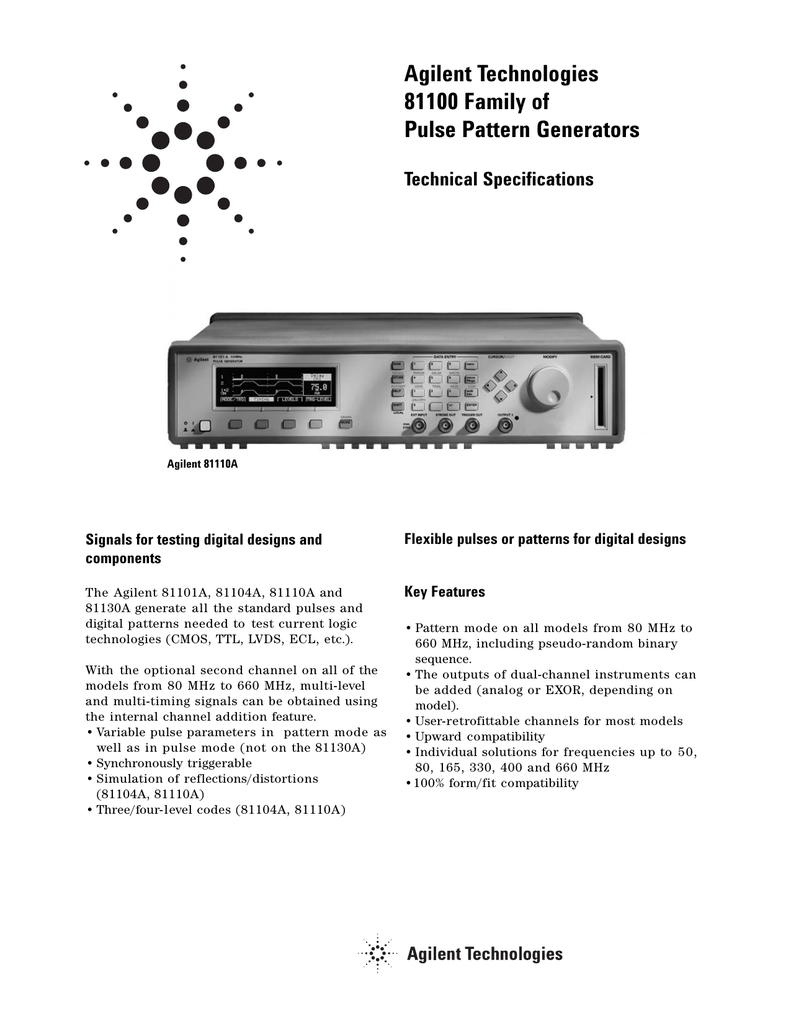 Download Agilent 81101a Service Manual - lasopapictures