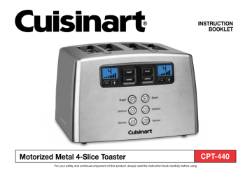 cuisinart 440 toaster