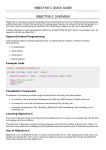 Objective-C Quick Guide