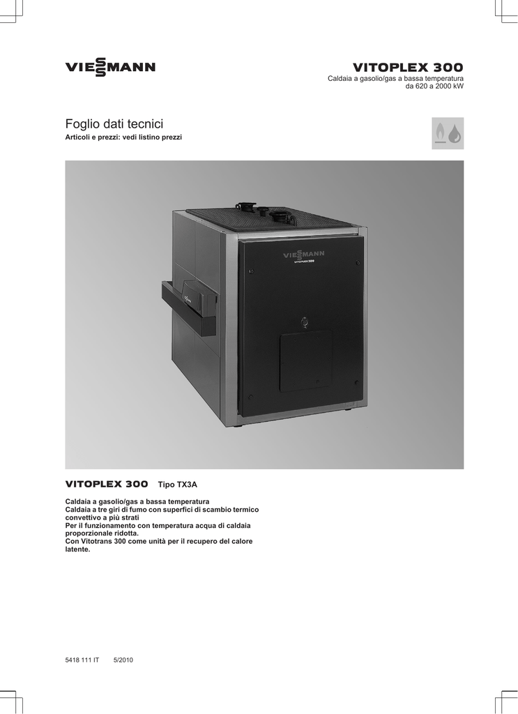 VIESSMANN Vitoplex 300 2 | Manualzz