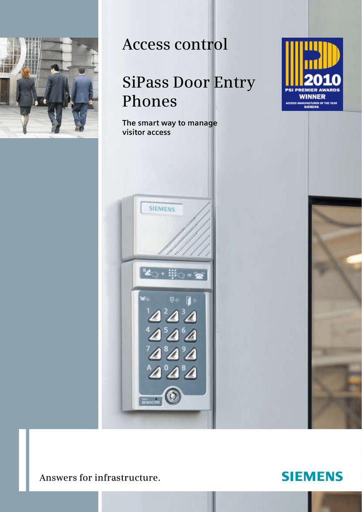 ENTRY PHONE BEWACOM DOOR-1 BUTTON
