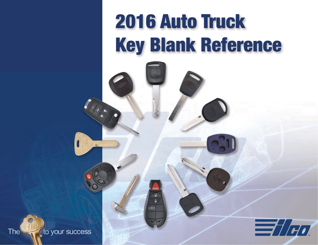 Auto Truck Key Blank Reference Manualzz