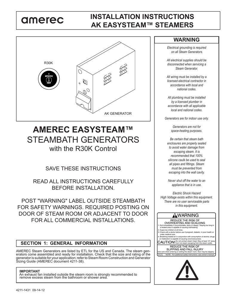 Installation Manual For Amerec Es5 Manualzz