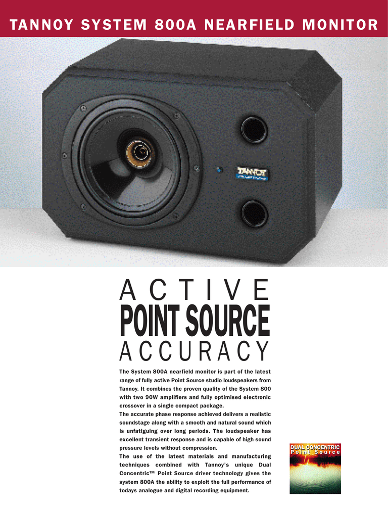 tannoy 800a