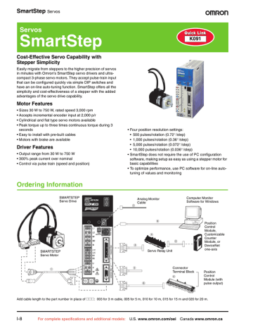 Smartstep Servos K091 Cost Effective Servo Capability With Manualzz