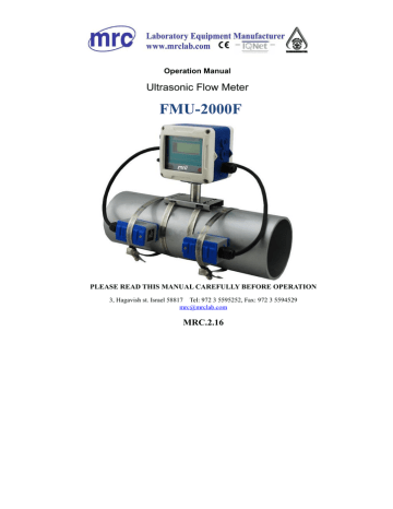2000f ultrasonic fmu mrc manualzz