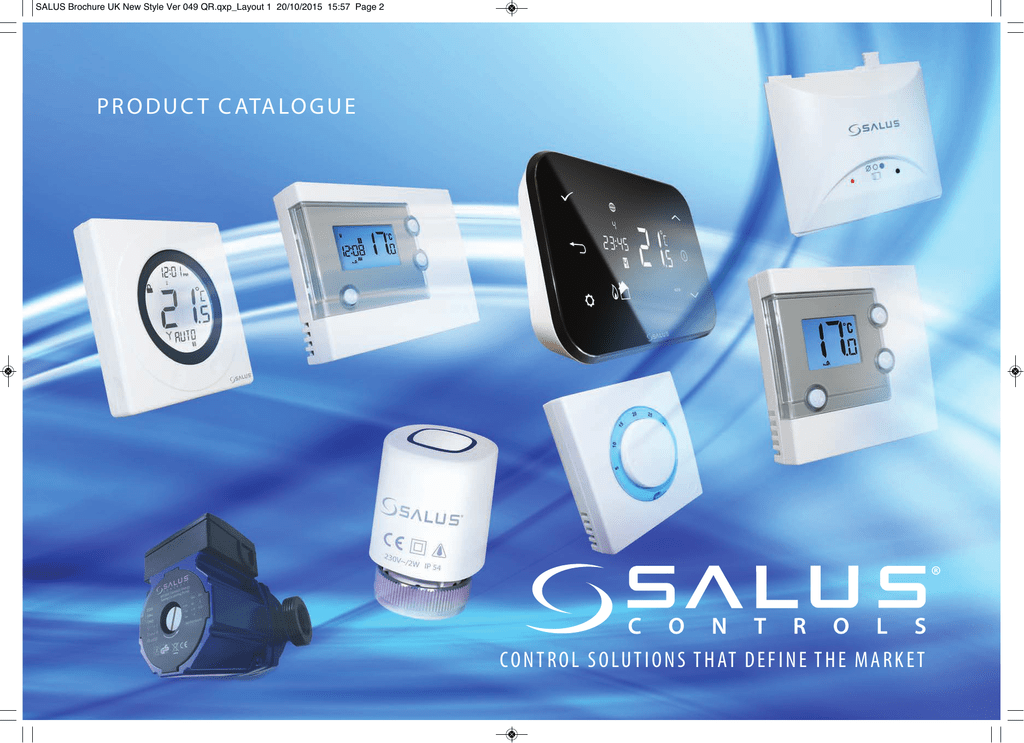 Salus iT500BM SMART Thermostat Internet Smartphones Programmable Heating WIFI 