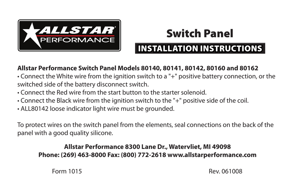 Allstar Performance ALL81222 Distributor with Vacuum Advance