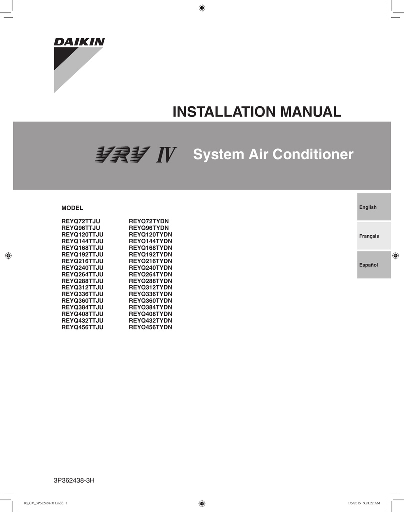 Daikin Vrv 4 Manual - Lilianaescaner