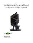 WiseWay GW-2014 / GW-2014-W Installation and Operating Manual