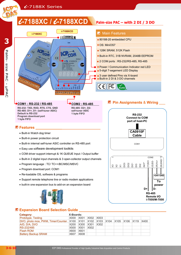 Icp con 7520 схема подключения