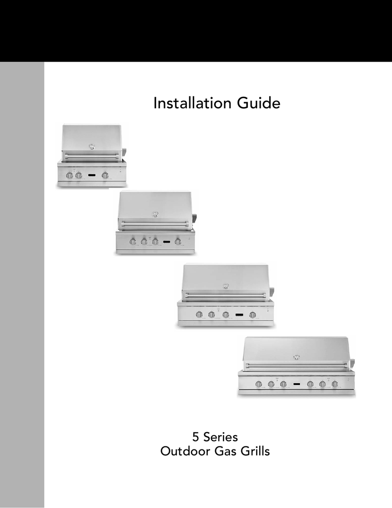 Viking Range CVGIQ554241 Installation manual Manualzz
