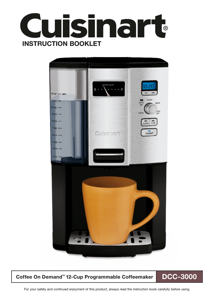 Cuisinart DCC-3000, DCC-3000P1 