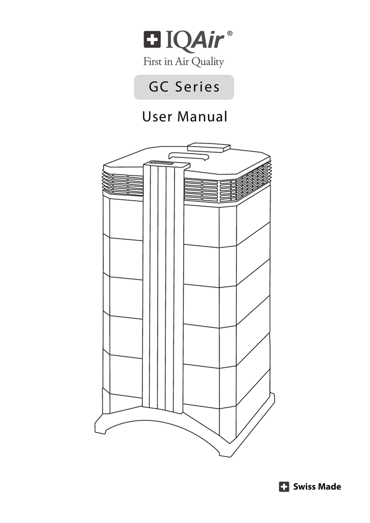 IQAir GC Series New Edition User's Manual | Manualzz