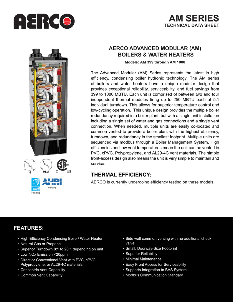 Aerco Water Heaters