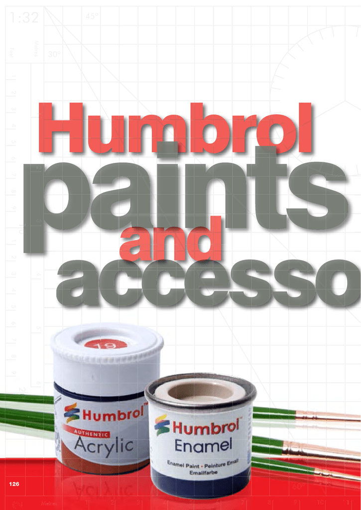 Humbrol Spray Paint Chart