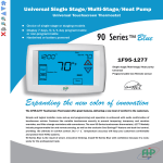 FHP 90 Series 1F95-1277 Thermostat User Manual