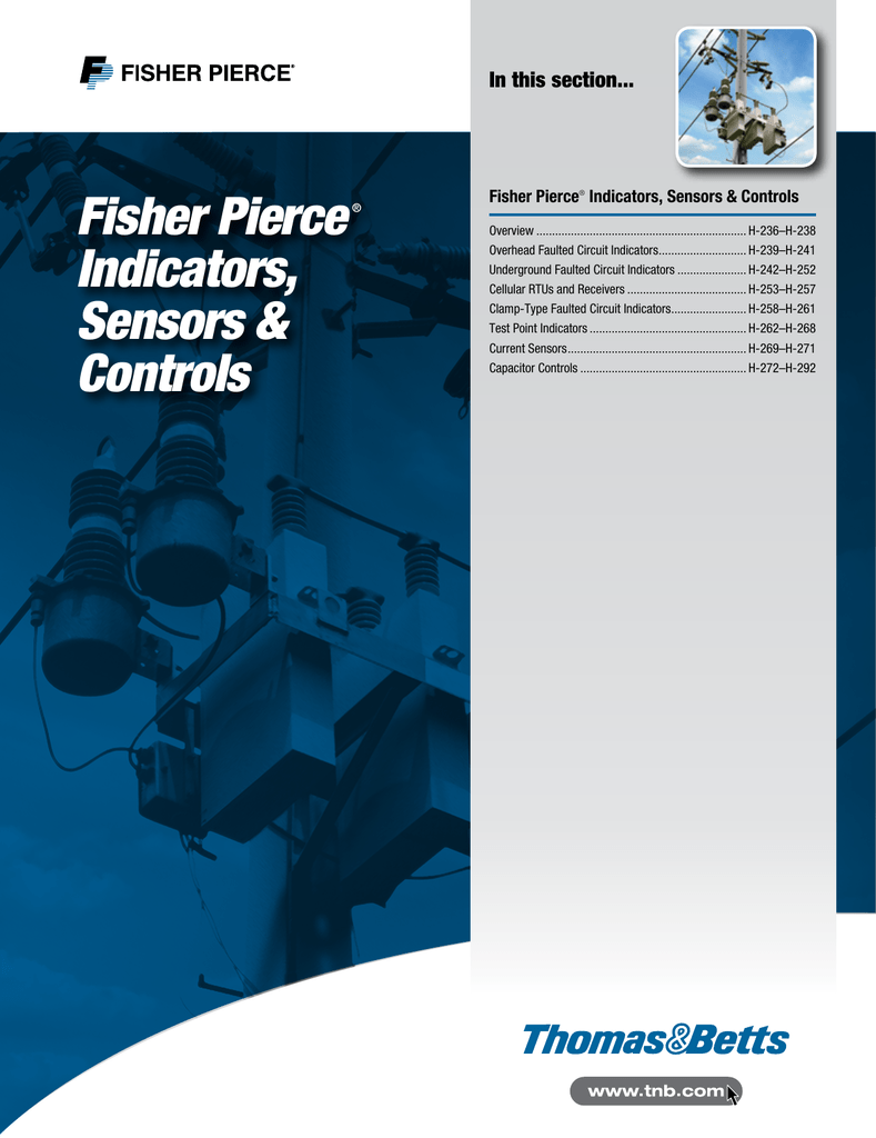 Fisher Pierce Indicators, Sensors and Controls Catalogue Fisher Pierce
