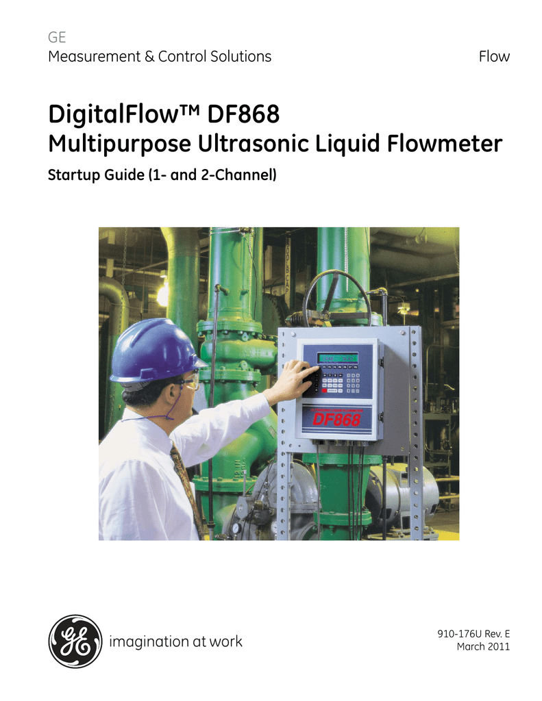 Ge Panametrics Ultrasonic Flow Meter Manual