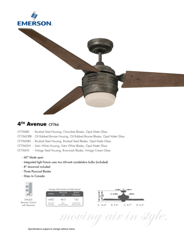 4 Avenue CF766 | Manualzz