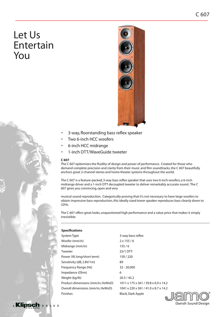 jamo c607 price