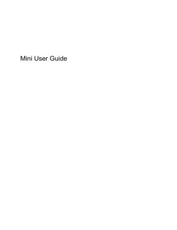 Mini User Guide | Manualzz