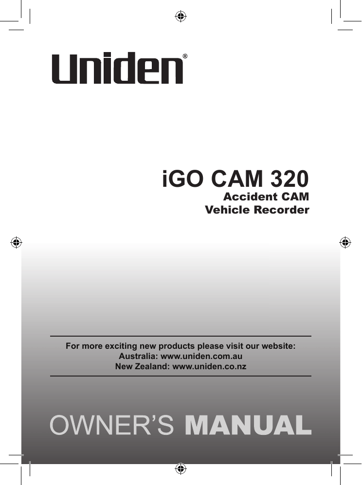 uniden igo cam 325