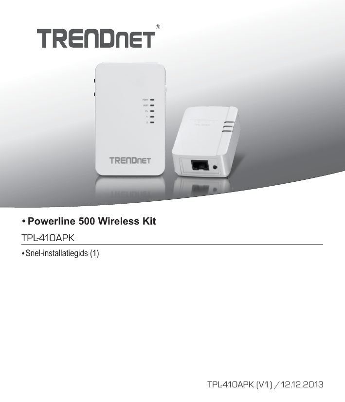 Trendnet TPL-410APK User manual | Manualzz