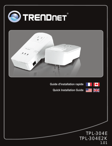 Trendnet TPL-304E Powerline 200 AV Adapter Quick Installation Guide | Manualzz