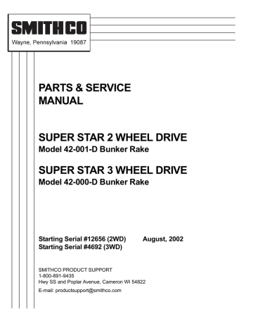 Super Star sn 4692 – 4764/12656 – 12663 | Manualzz