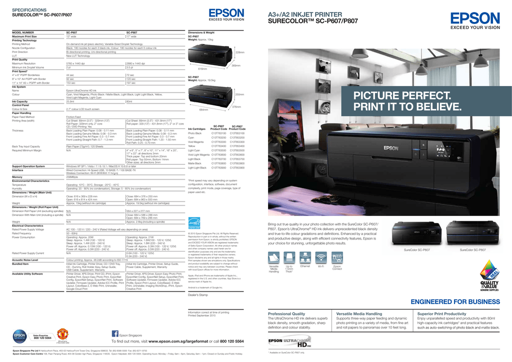 epson p607