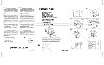 Hitachi C7BU CIRCULAR SAW Owner Manual | Manualzz