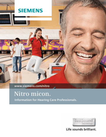 Nitro micon - information folder for professionals, 1 MB | Manualzz