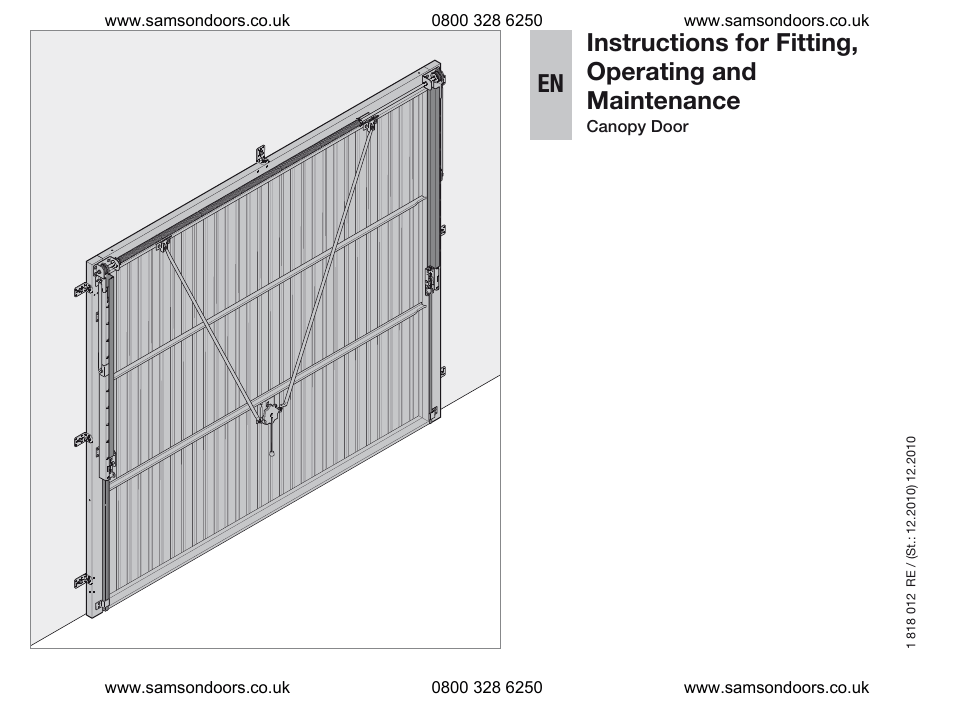 Garador Canopy Door Installation Instructions Manualzz Garador Canopy Door Installation Instructions Manualzz