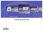 A-dec EA-53 Electric Motor Instructions for Use