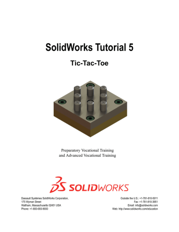 solidworks 2005 tutorials solidworks 2005 tutorials