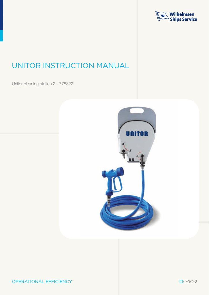 Unitor Cleaning Station 2 Manualzz