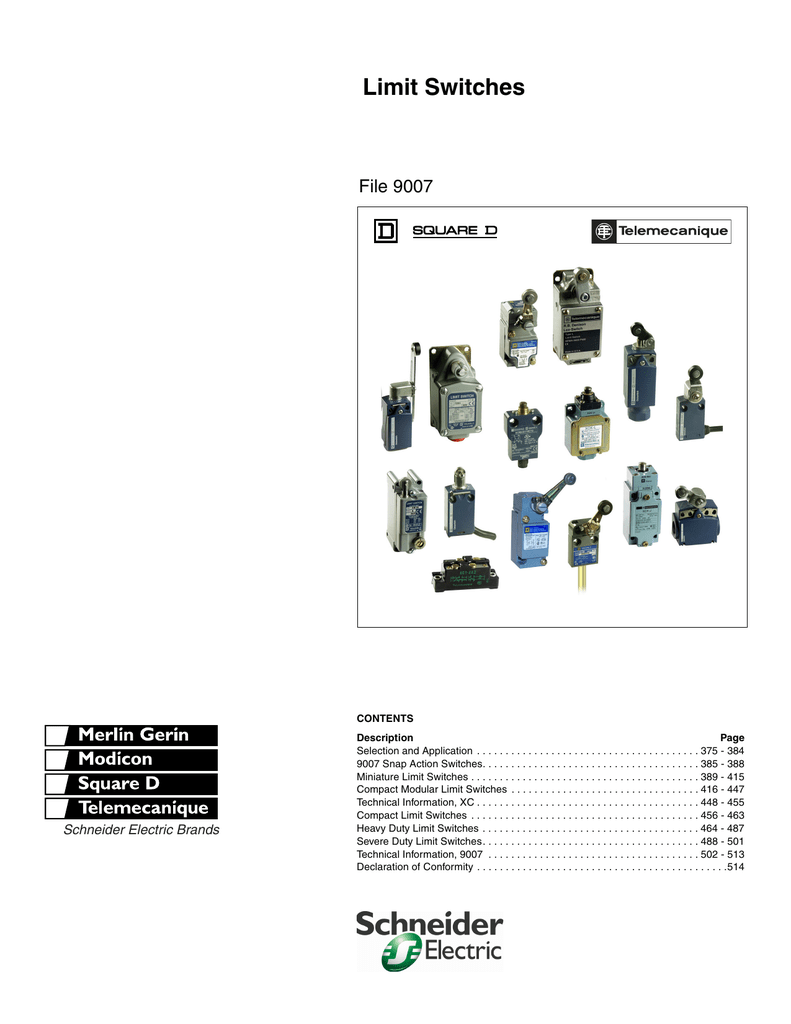 Square D 9007 B65d Manualzz