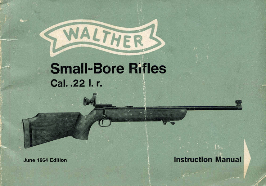 Walther 1964 Small Bore Rifle Catalog 
