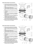 Shower Waste Trap 90mm Instructions